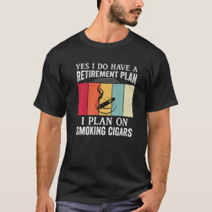 Camiseta Plan de Jubilación Gracioso Fumador de Azúcar Ho