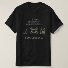 Camiseta Plan de jubilación Hamaca de golf Pesca — Regalo d