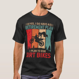 Camiseta Plan de Jubilación - Planeo andar en bicicleta de