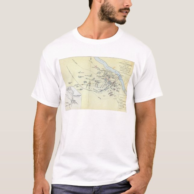 Camiseta Plan de la batalla de Cawnpoor (Anverso)