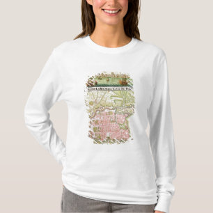Camiseta Plan de la ciudad de La Rochelle, 1736