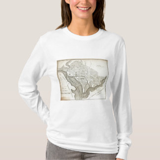 Camiseta Plan de la ciudad de Washington