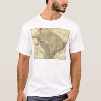 Camiseta Plan de la ciudad de Washington