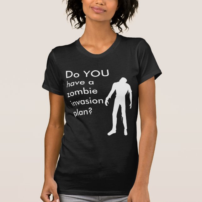 Camiseta Plan de la invasión del zombi (Anverso)