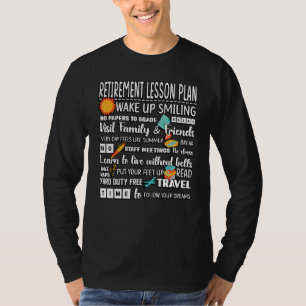 Camiseta Plan de Lecciones de Jubilación de Maestros Retira