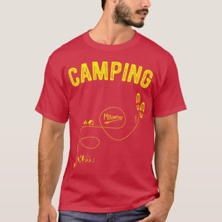 Camiseta Plan de Mapa de Camping y Senderismo Genial Camise
