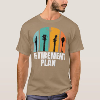 Camiseta Plan de pensiones de los músicos guitarra eléctric