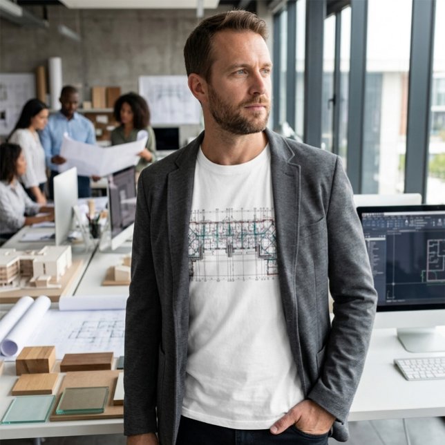 Camiseta Plan de Plano Arquitectónico (Subido por el creador)