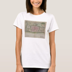 Camiseta Plan de Pondicherry, del 'viaje Indes aux. y del