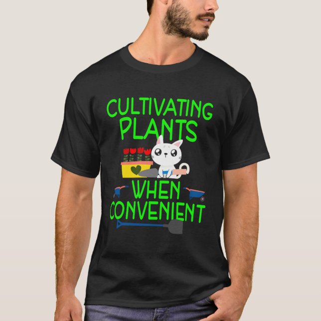Camiseta Plan de propietario del Mascota del jardín de hort (Anverso)