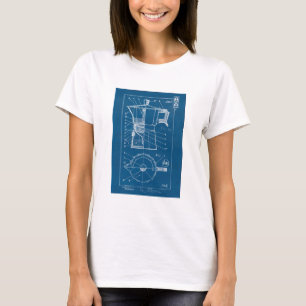 Camiseta plan de proyecto de cafetiere moka bialetti