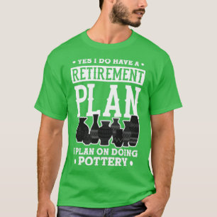Camiseta Plan de retiro de cerámica de arcilla