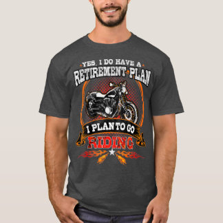 Camiseta Plan de retiro para motocicletas de ciclismo