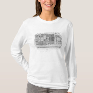 Camiseta Plan del palacio y del jardín del Tuileries
