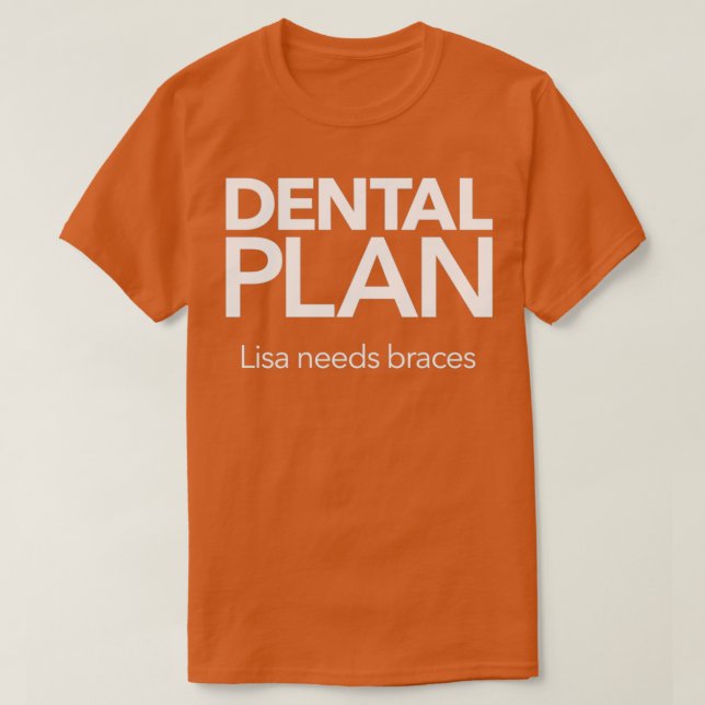 Camiseta Plan Dental (Diseño del anverso)