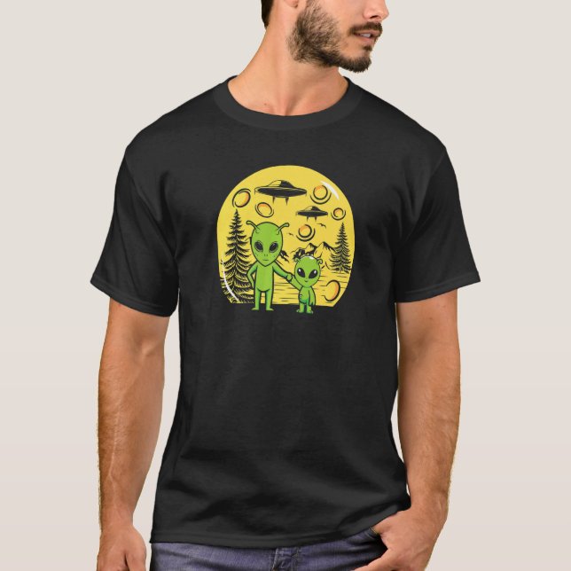 Camiseta Plan Espacial Extraterrestre de la Familia Alien U (Anverso)