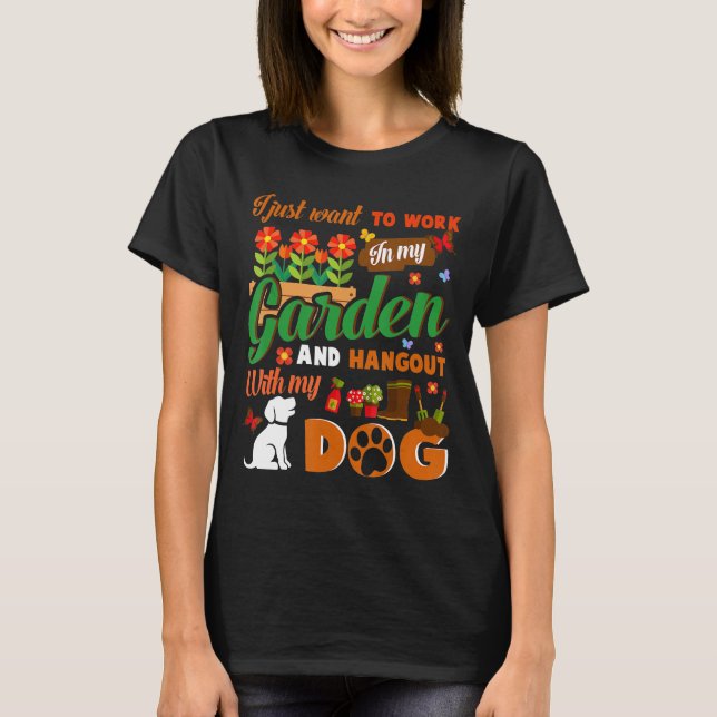 Camiseta Plan Mascota de Gardener Dog Lover Gardener Garden (Anverso)