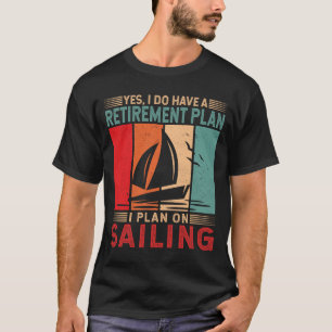Camiseta Plan para el capitán Sailor Boating