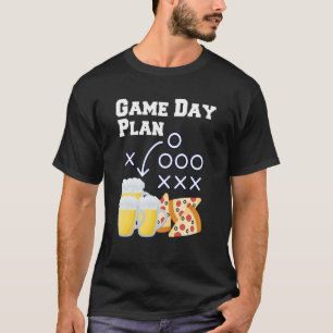 Camiseta Plan para el Día de Juego de los Snacks de Fútbol