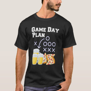 Camiseta Plan para el Día de Juego de los Snacks de Fútbol