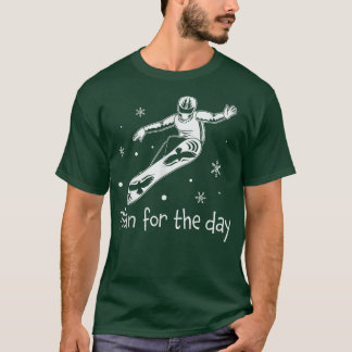 Camiseta Plan Para El Día De Los Regalos De Snowboard Sn