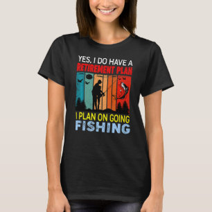 Camiseta Plan Retro Sunset Slogan Retirement Plan I