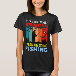 Camiseta Plan Retro Sunset Slogan Retirement Plan I Para Go