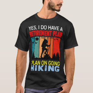 Camiseta Plan Retro Sunset Slogan Retirement Plan I Para Go
