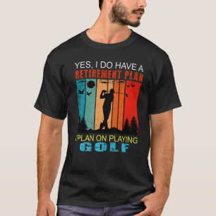 Camiseta Plan Retro Sunset Slogan Retirement Plan I Planear