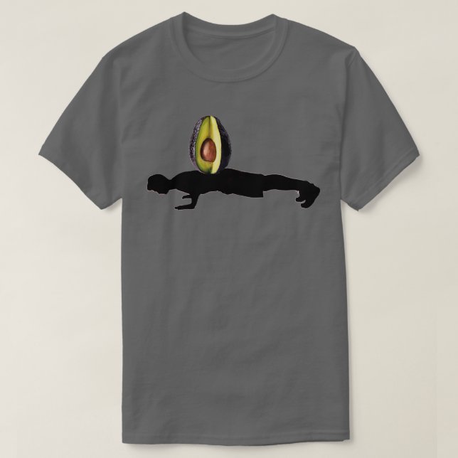 Camiseta Plana de aguacate (Diseño del anverso)