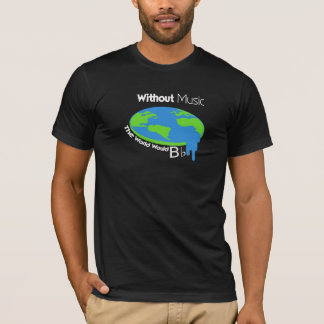 Camiseta plana de la tierra