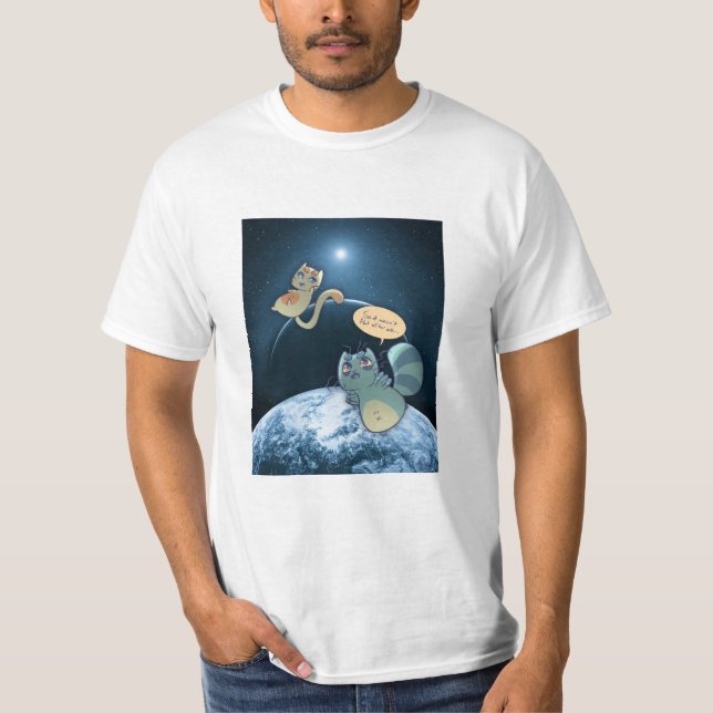 Camiseta plana de la tierra de HERALD y de (Anverso)
