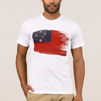 Camiseta plana de Samoa
