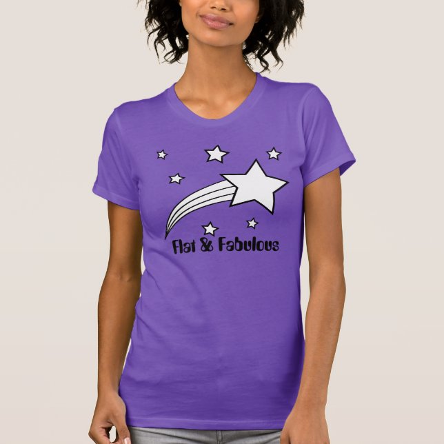 Camiseta plana y fabulosa (Anverso)