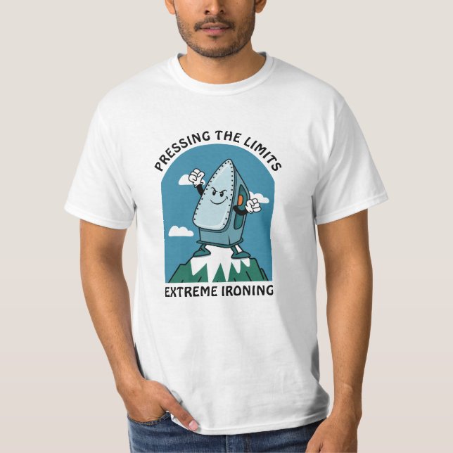 Camiseta Planchar Límites Planchar Extremo Divertido (Anverso)