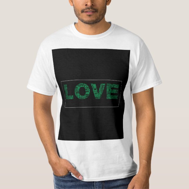 Camiseta "Plane Love": Elegante, cómoda (Anverso)