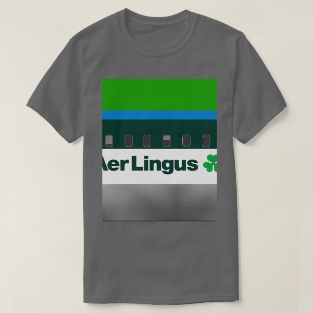 Camiseta Plane s Aer Lingus 1980s  (Diseño del anverso)