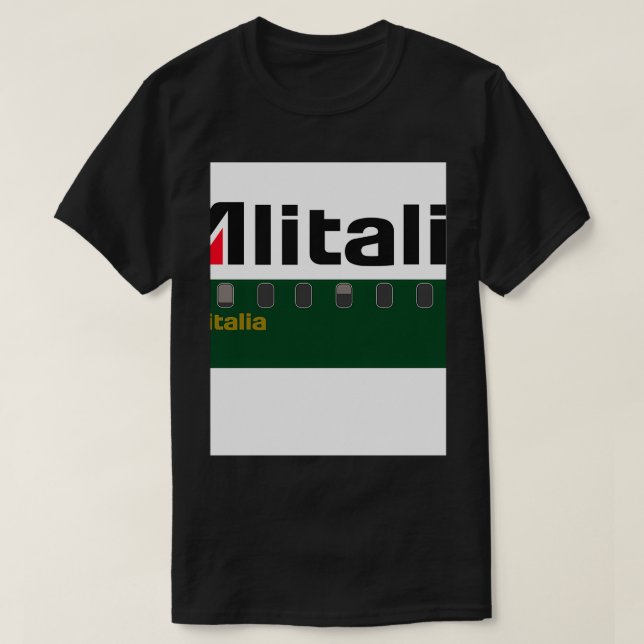 Camiseta Plane s Alitalia (Diseño del anverso)
