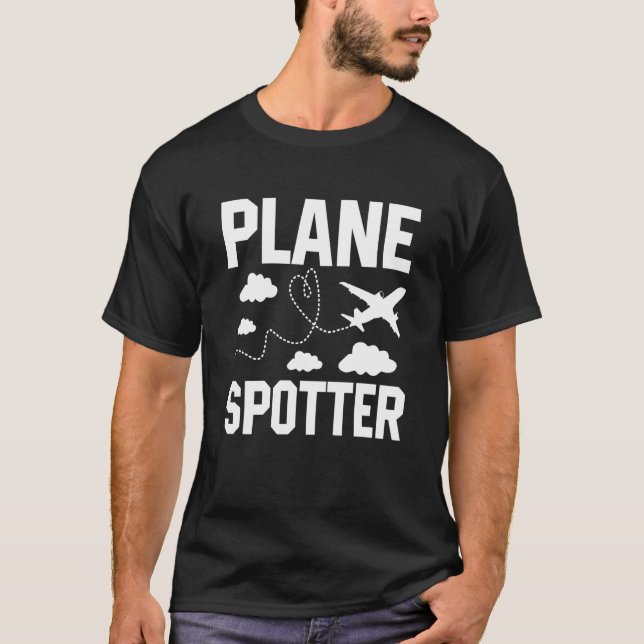 Camiseta Plane Spotter Pilot Airplane Plane Aviation  9 (Anverso)