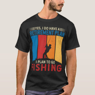 Camiseta Planea ir a pescar Bass Fisher Divertida Vida de p