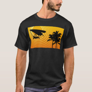 Camiseta planeación del ala colgante de la escena del sol