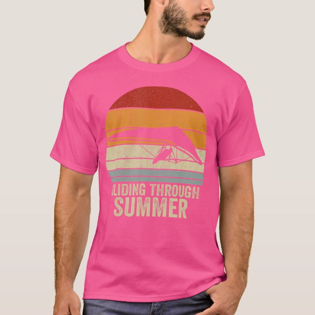 Camiseta Planeando a través del verano Ala Delta (Anverso)