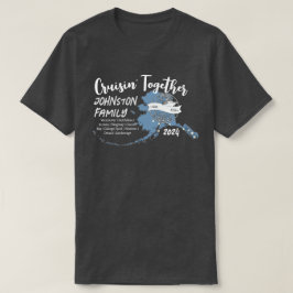 Camiseta Planeando el crucero de vacaciones en Alaskan