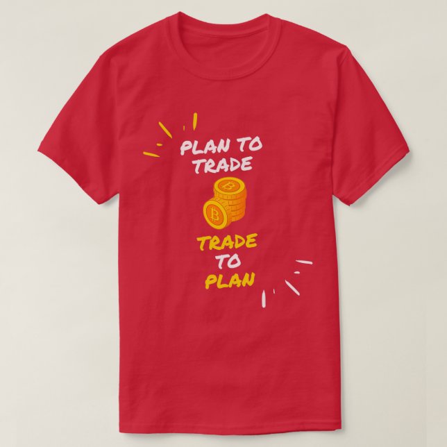 Camiseta Planear el comercio comercial (Diseño del anverso)