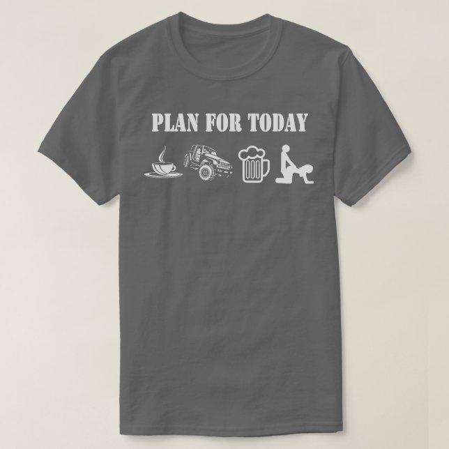 Camiseta planear hoy (Diseño del anverso)