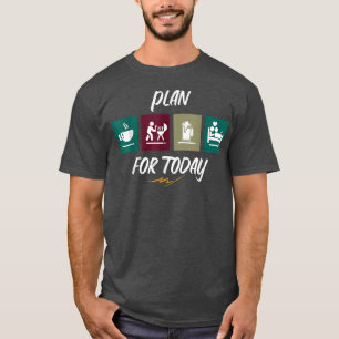 Camiseta Planear Para El Día Cocinando Carne Grill