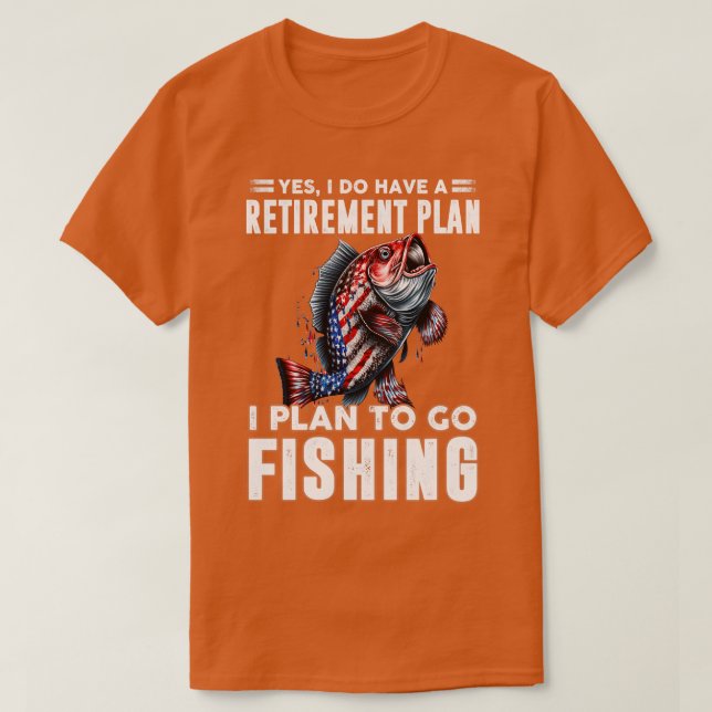 Camiseta Planeo ir a pescar 6 (Diseño del anverso)