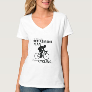 Camiseta Planeo ir en bicicleta cuando me jubile