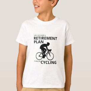 Camiseta Planeo ir en bicicleta cuando me jubile