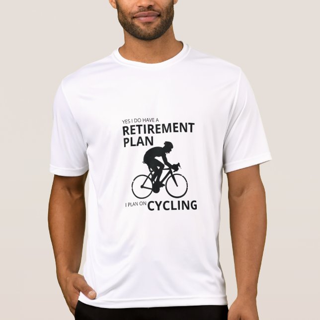 Camiseta Planeo ir en bicicleta cuando me jubile (Anverso)